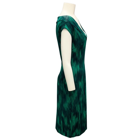 MICHAEL KORS EMERALD MULTI RESORT 2012 MIDI DRESS - Picture 2 of 5